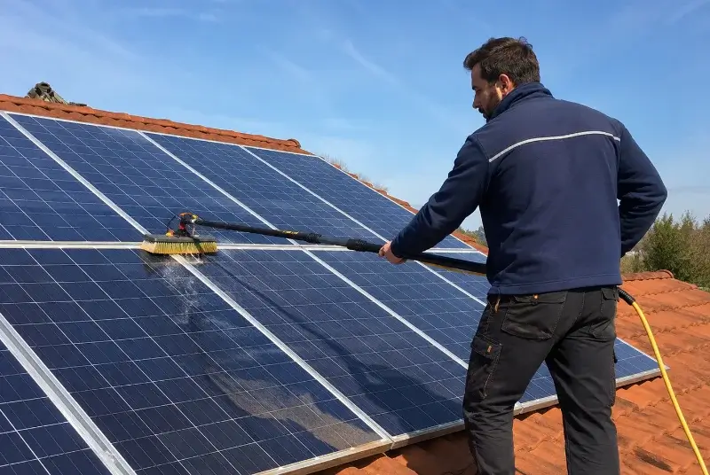 Nettoyage et entretien de panneaux solaires à Val d'Oust