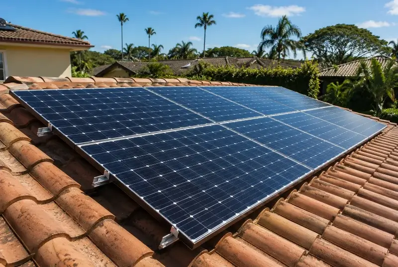 Installation de panneaux solaires à Val d'Oust